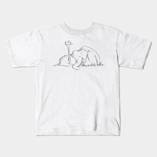 Ostrich & Elephant Snuggle Kids T-Shirt